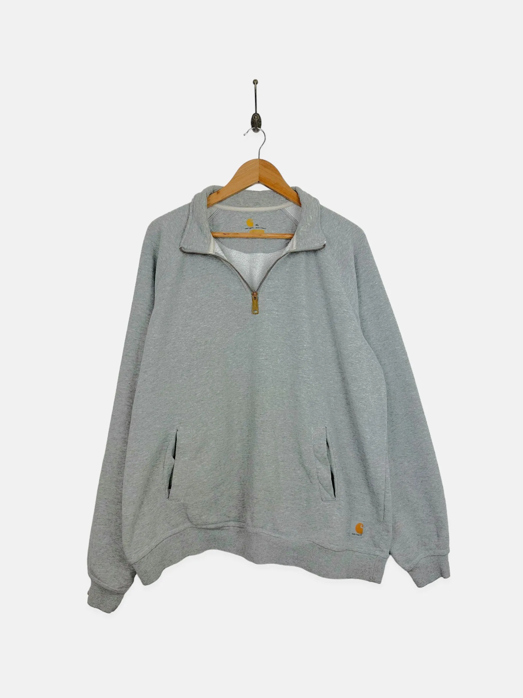 90's Carhartt Vintage Quarterzip Sweatshirt Size L