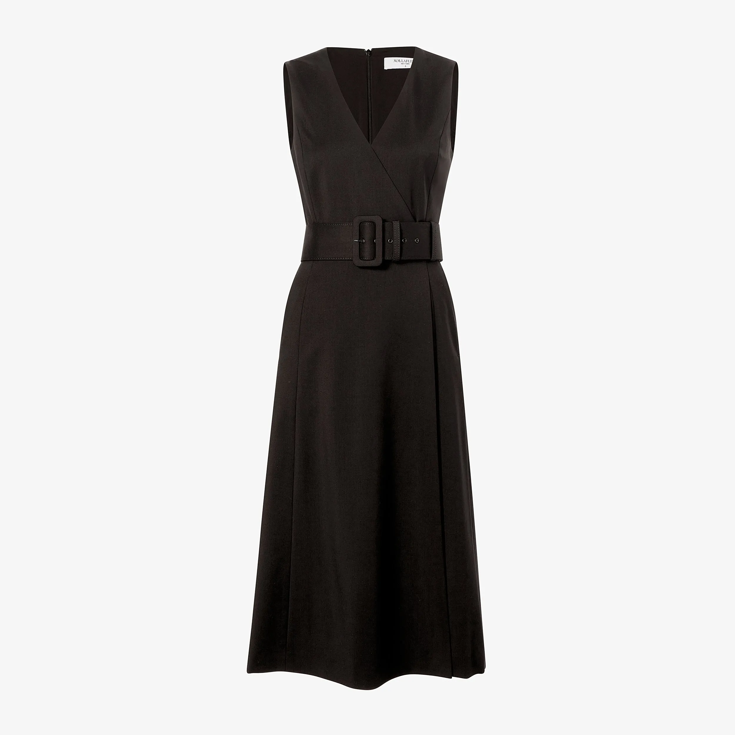 Angel Dress - Washable Wool Twill :: Black