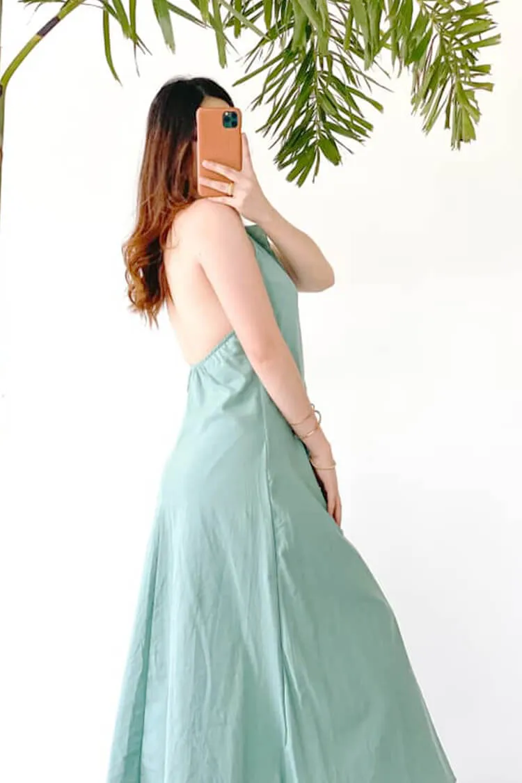 Angelina Halter Maxi Dress