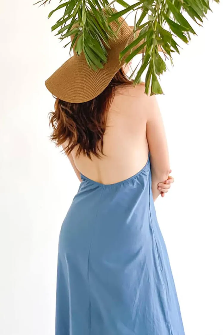 Angelina Halter Maxi Dress