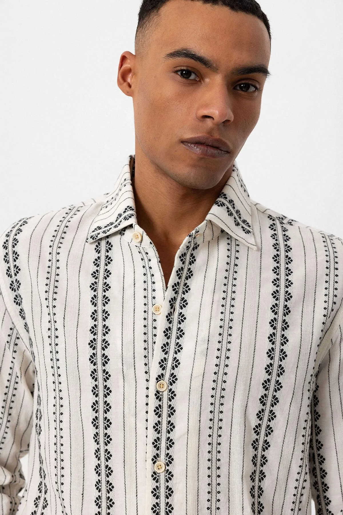 ANT Ethnic Patterned Long Sleeve Men's Shirt - Getafe