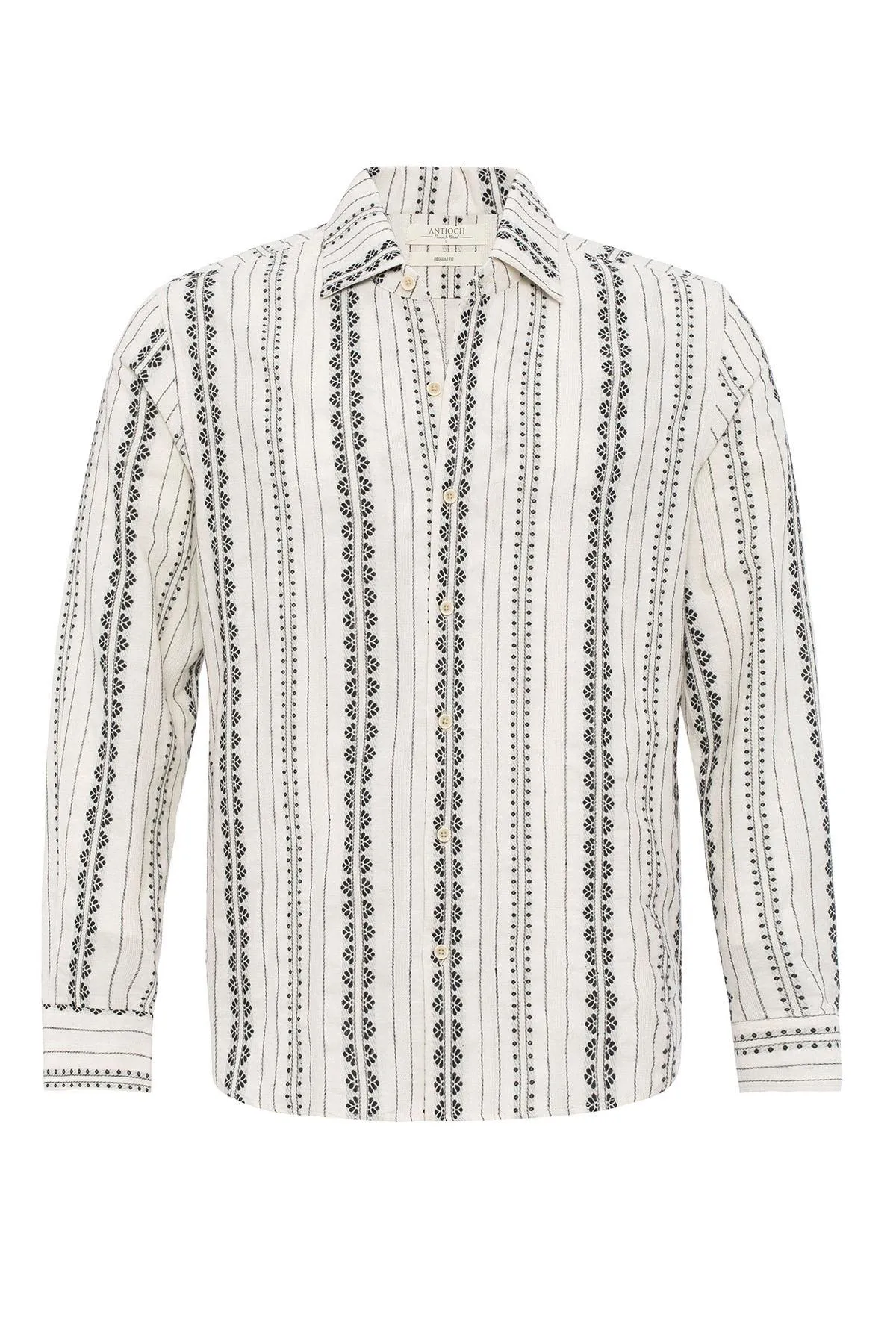 ANT Ethnic Patterned Long Sleeve Men's Shirt - Getafe