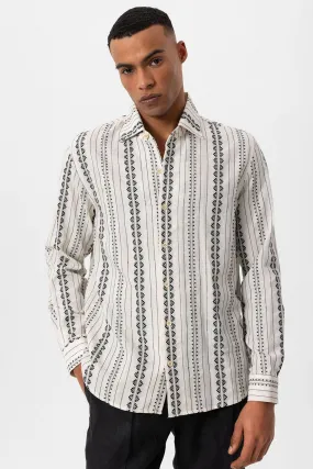 ANT Ethnic Patterned Long Sleeve Men's Shirt - Getafe