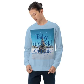 Baby It's Cold Outside Christmas Sweatshirt (Glamourange Christmas Sweatshirt Men)