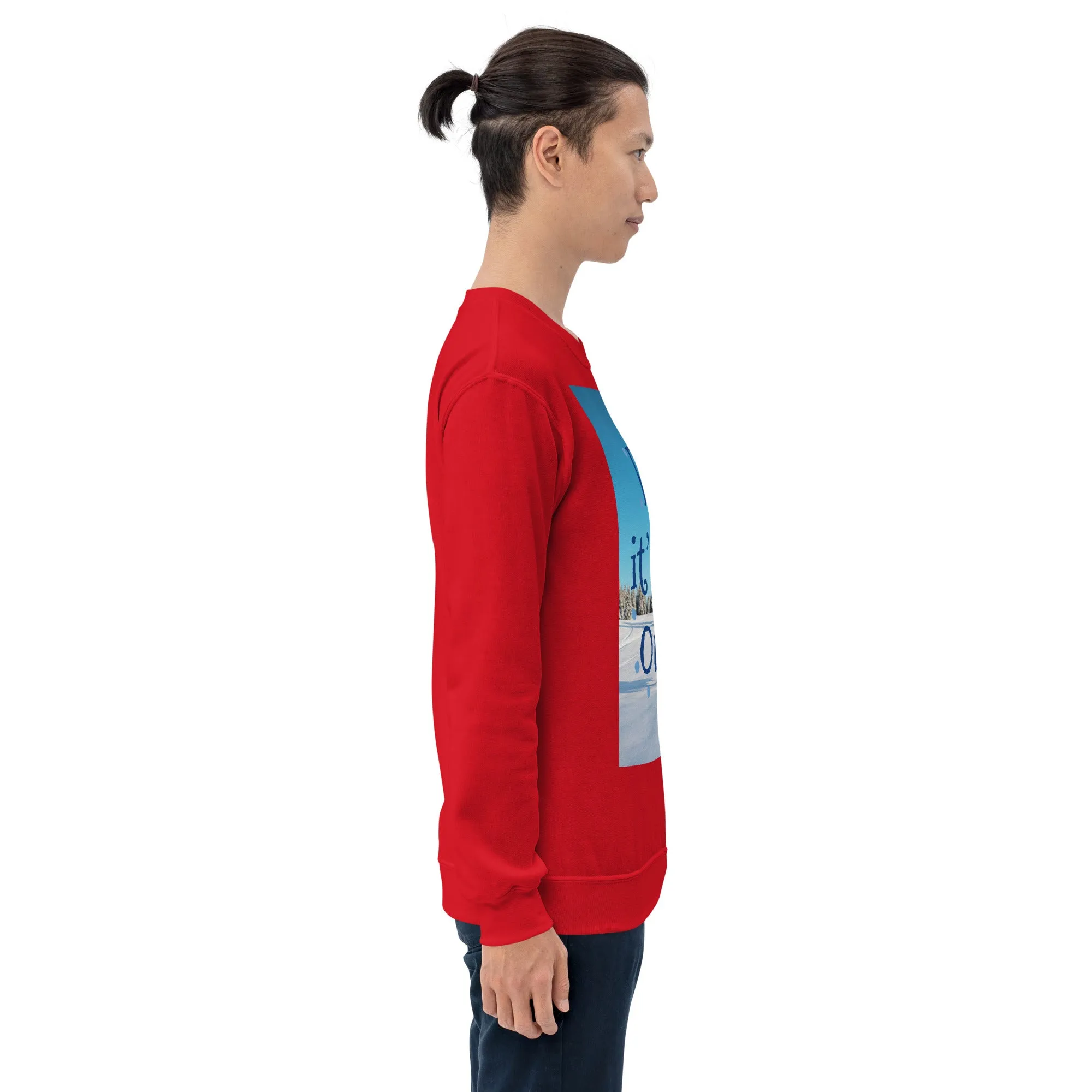 Baby It's Cold Outside Christmas Sweatshirt (Glamourange Christmas Sweatshirt Men)