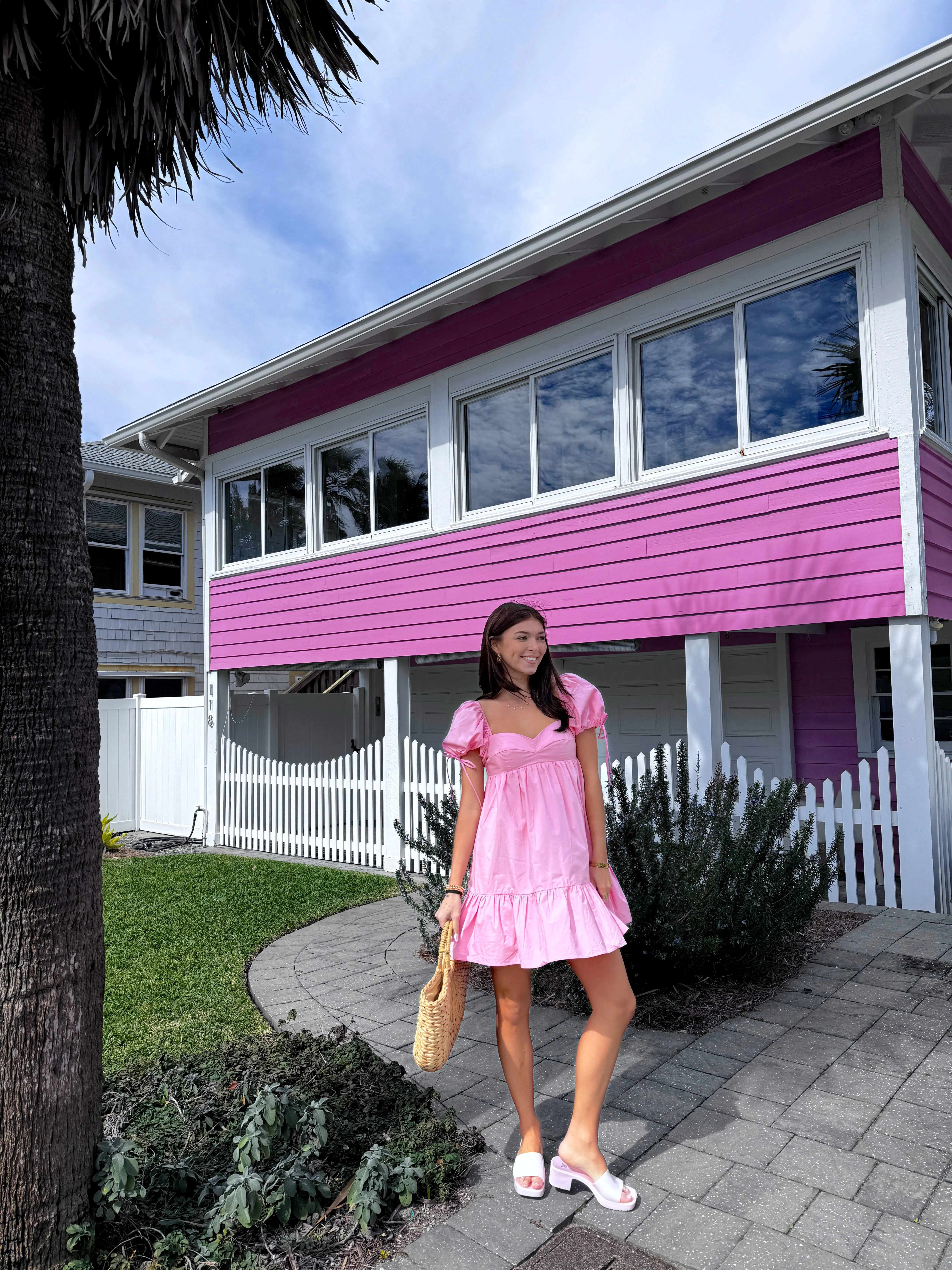 Baby Pink Babydoll Dress