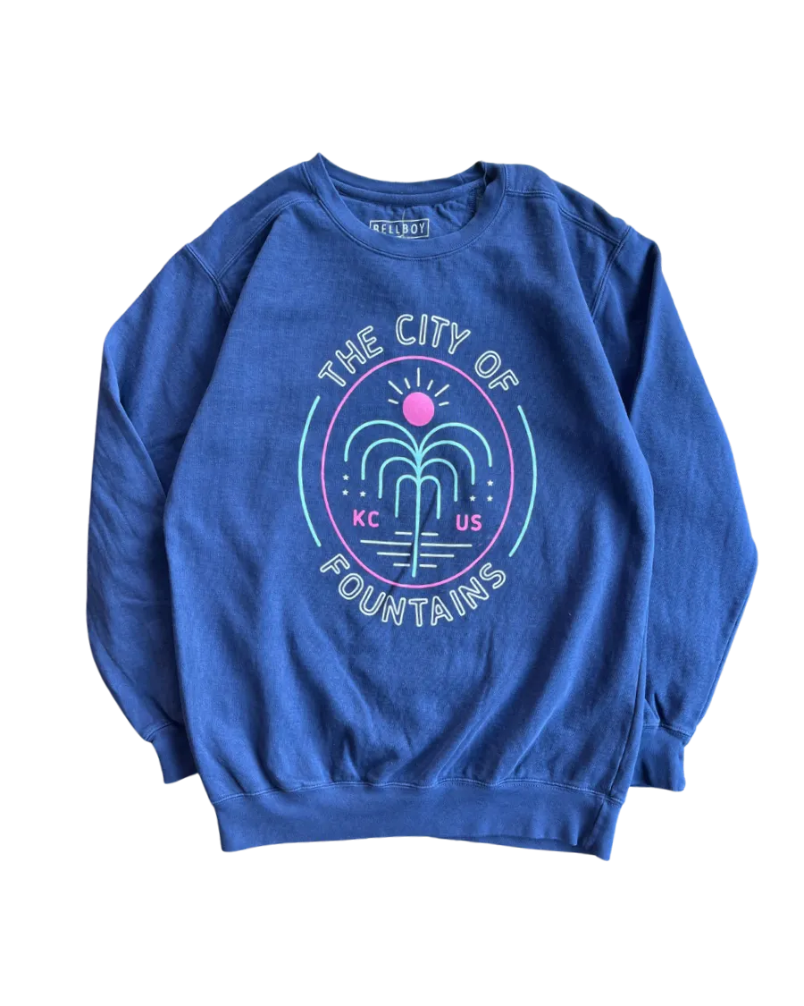 BELLBOY | KC FOUNTAIN SWEATSHIRT - NAVY