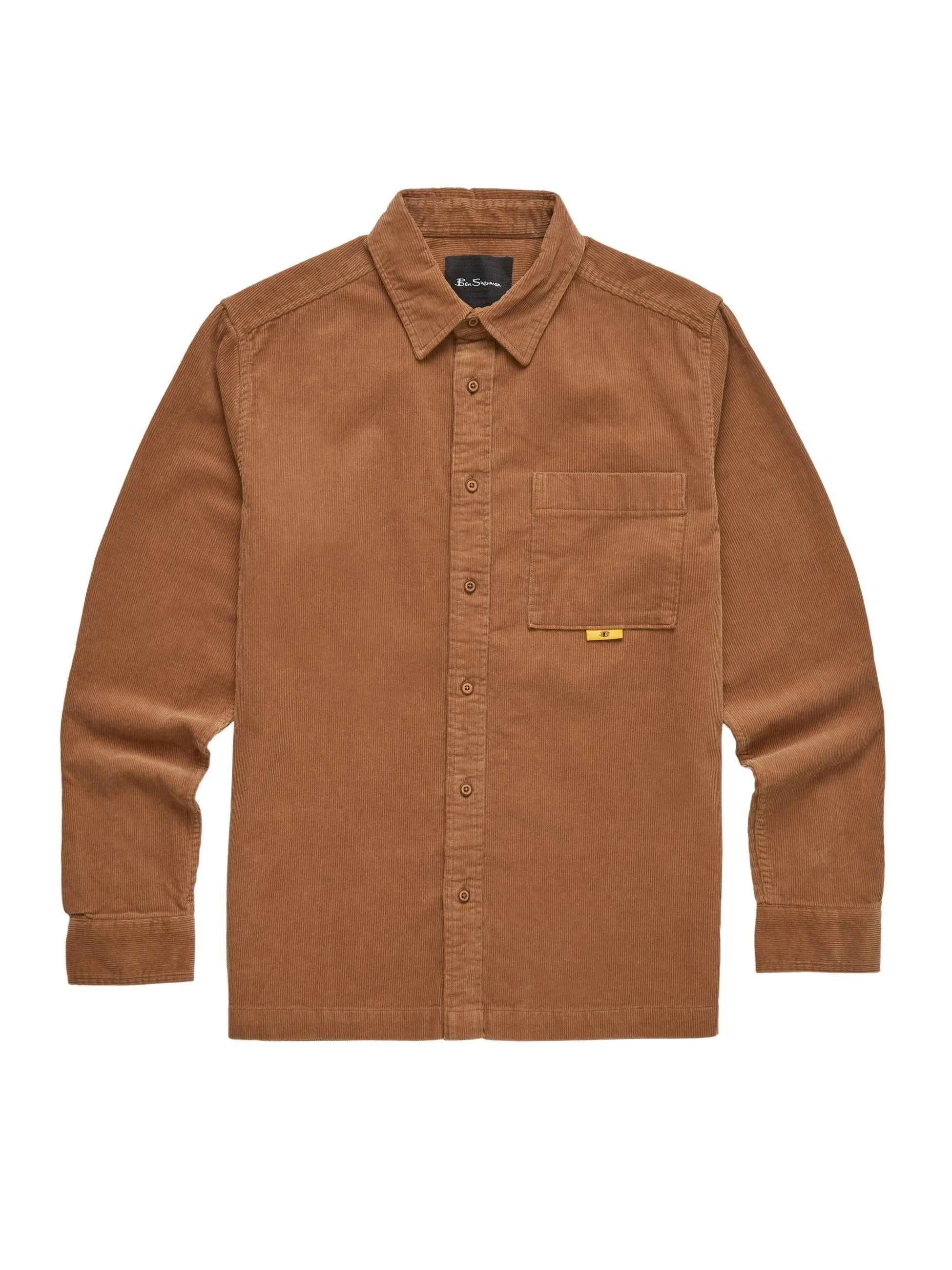 Ben Sherman Cord Overshirt - Lt Tan