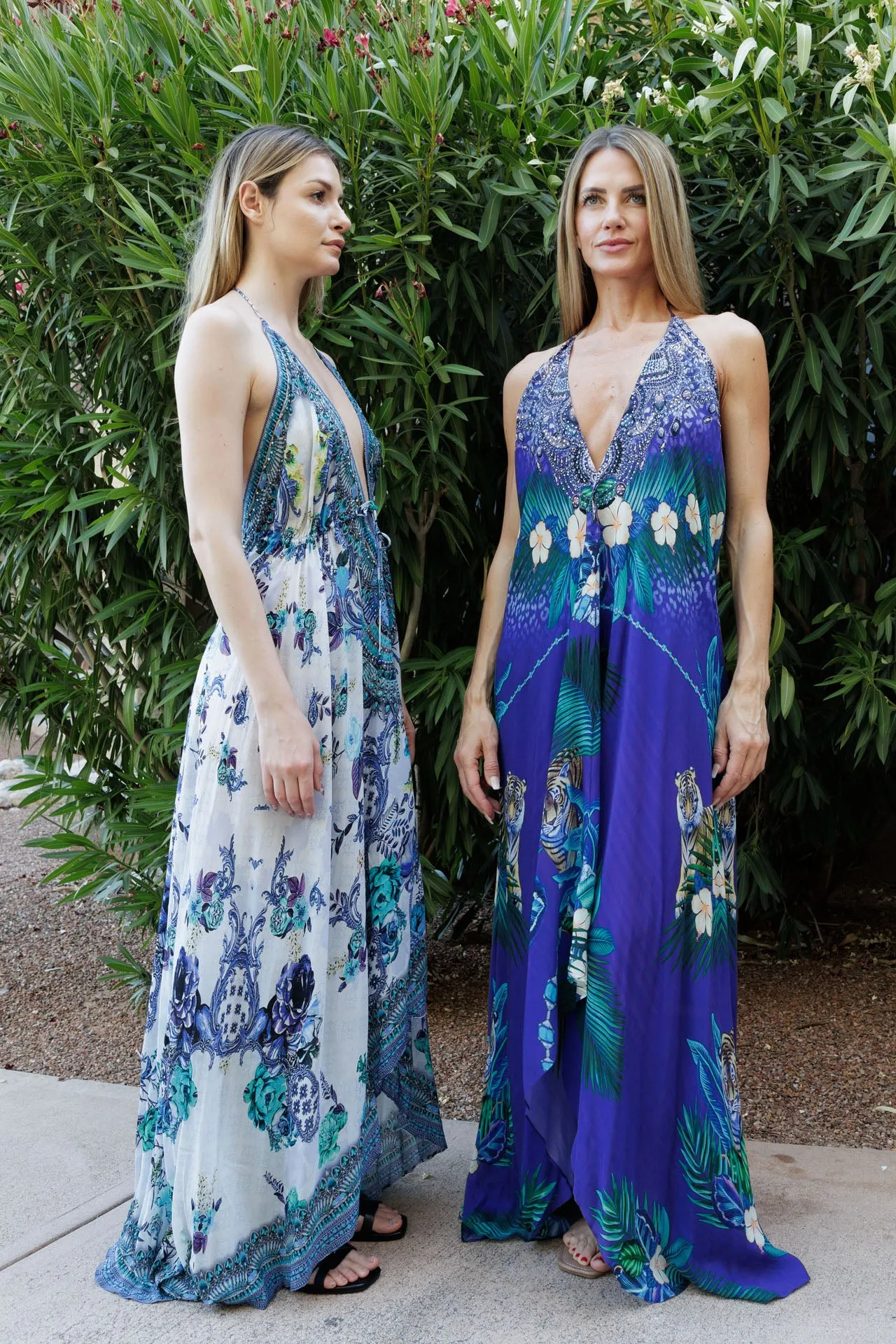 Blue Designer Summer Dress