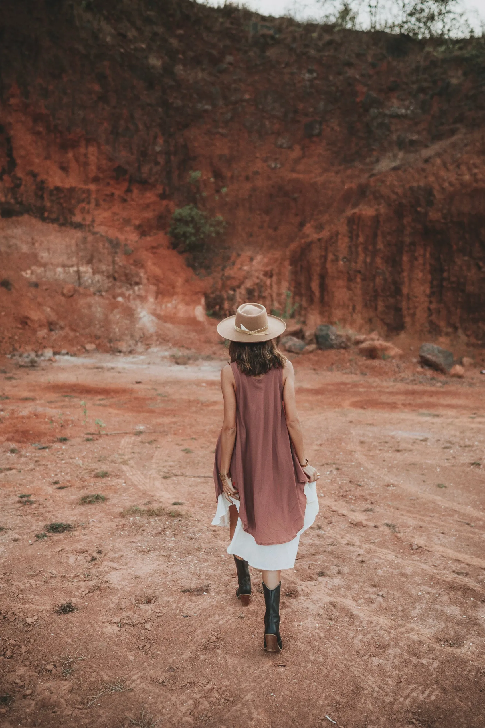 Boho Dress Momoko Sandstone