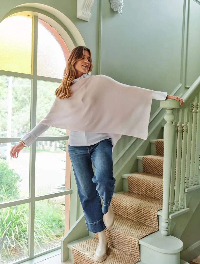 Cashmere Ponchette Parfait Pink