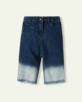 Cropped Culotte Jeans