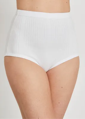 Culottes taille haute côtelée - lot de 2