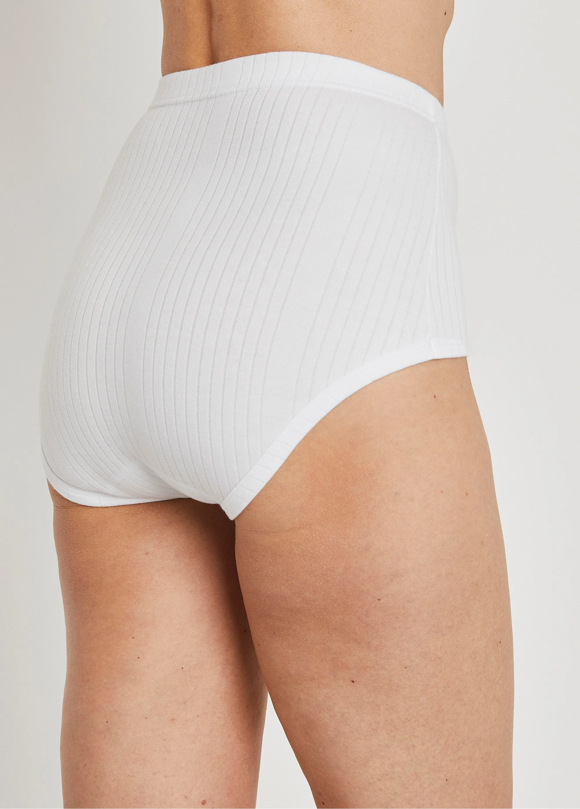 Culottes taille haute côtelée - lot de 2
