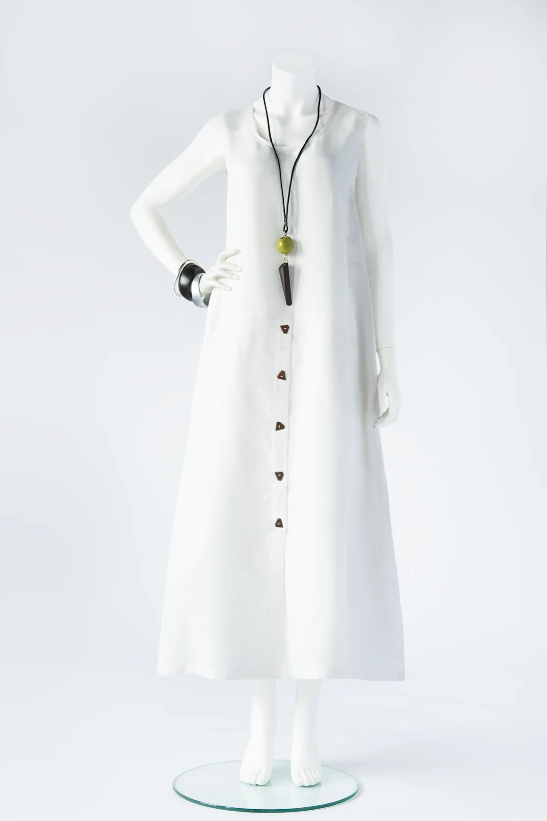 Delphine Dress in Ecru Limon