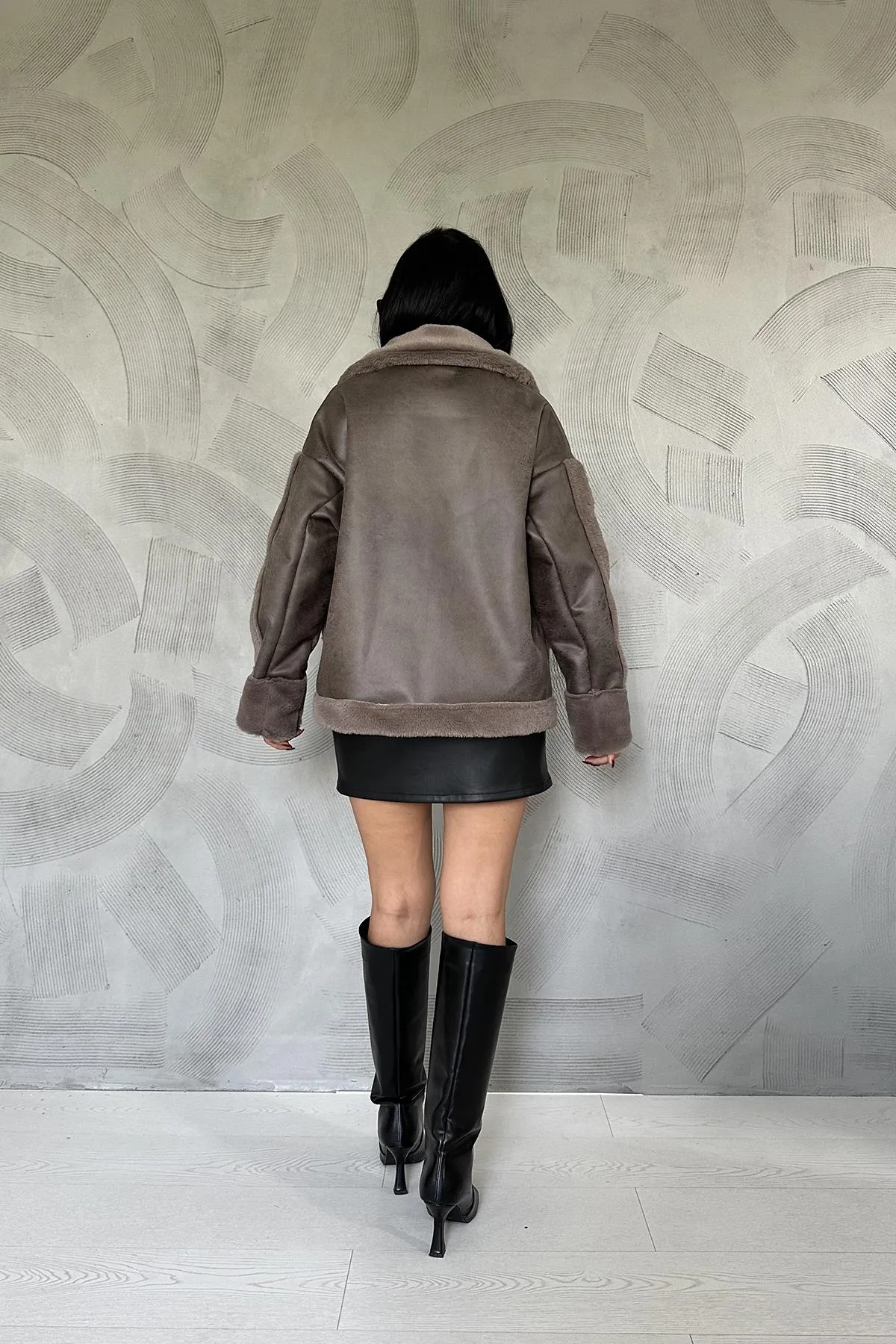ELS Fur Coat - Khaki - Fleet