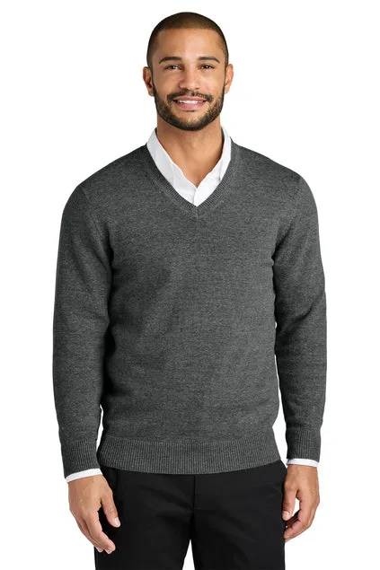 EMBROIDERED - SW2850 - Port Authority® Easy Care V-Neck Sweater
