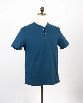 Faded Indigo Slub S/S Henley