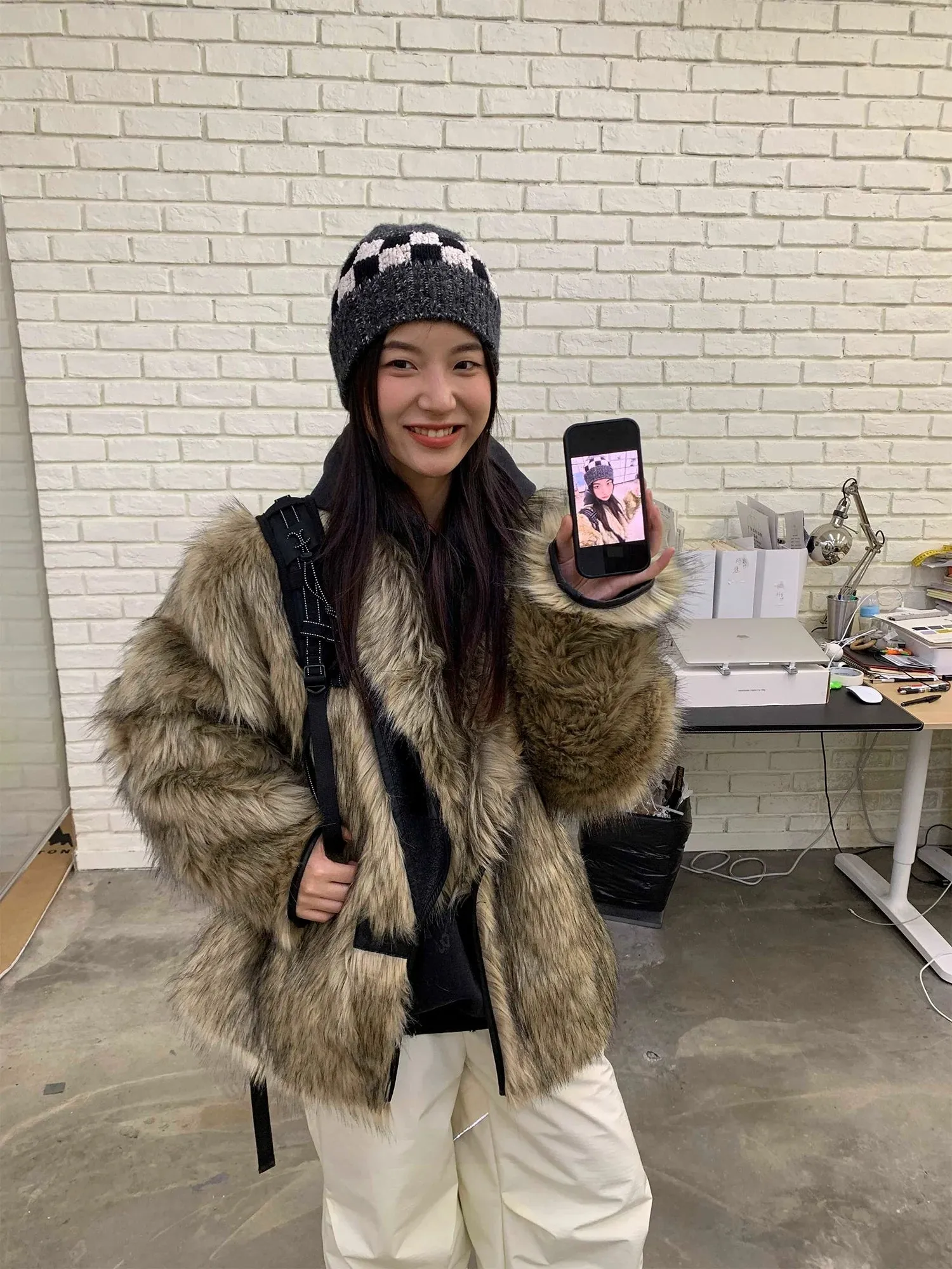 Faux Fur Coat