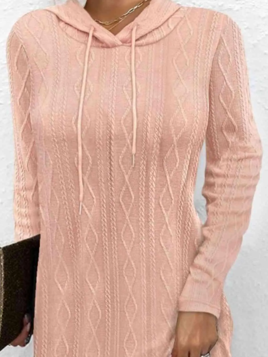 Functionally Chic Hooded Sweater Dress