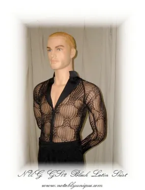 GS12 - 9 Black Latin Shirt