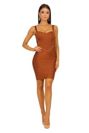 Holly Dress - Brown