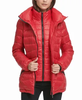 Hooded Packable Down Puffer Coat