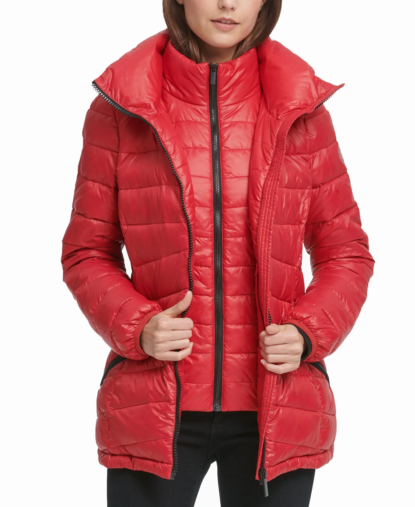 Hooded Packable Down Puffer Coat