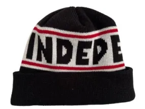 Independent Bar Logo Long Shoreman Beanie (Black)