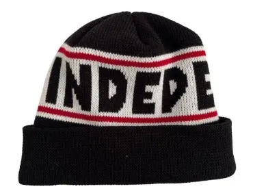 Independent Bar Logo Long Shoreman Beanie (Black)
