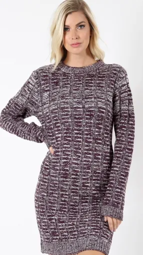 Long Sleeve Sweater Dress