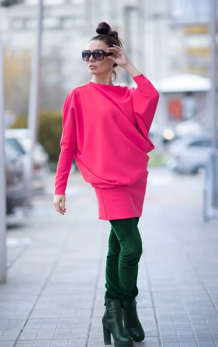 Loose Dolman Tunic CAMEL