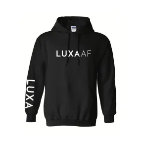 LUXA AF - Black Hoodie Pullover