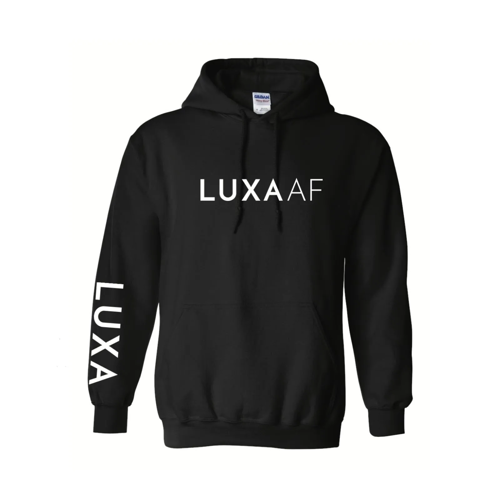 LUXA AF - Black Hoodie Pullover