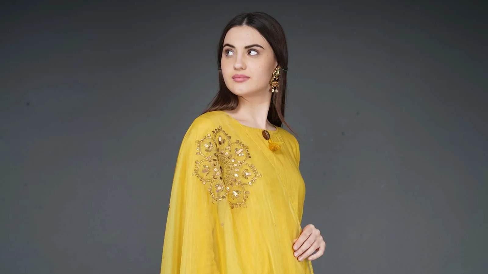 Mustard Yellow Suit Set