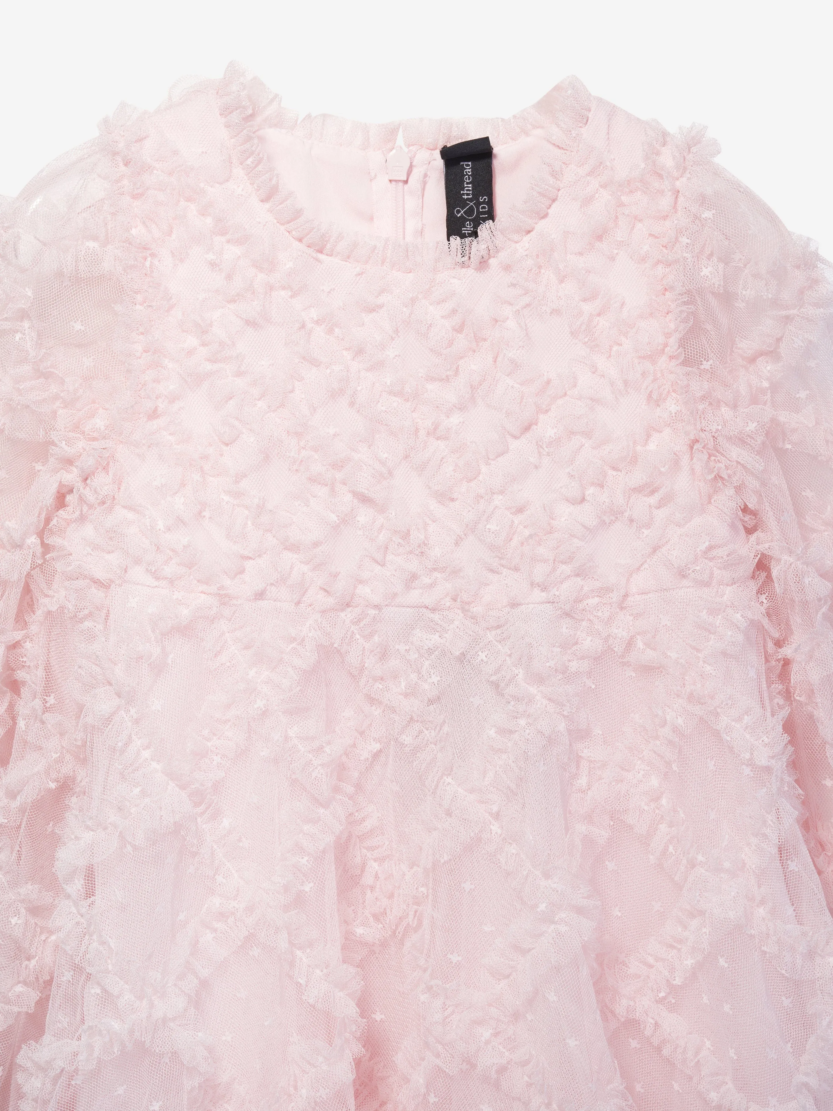 Needle & Thread Girls Evelyn Dress in Pink