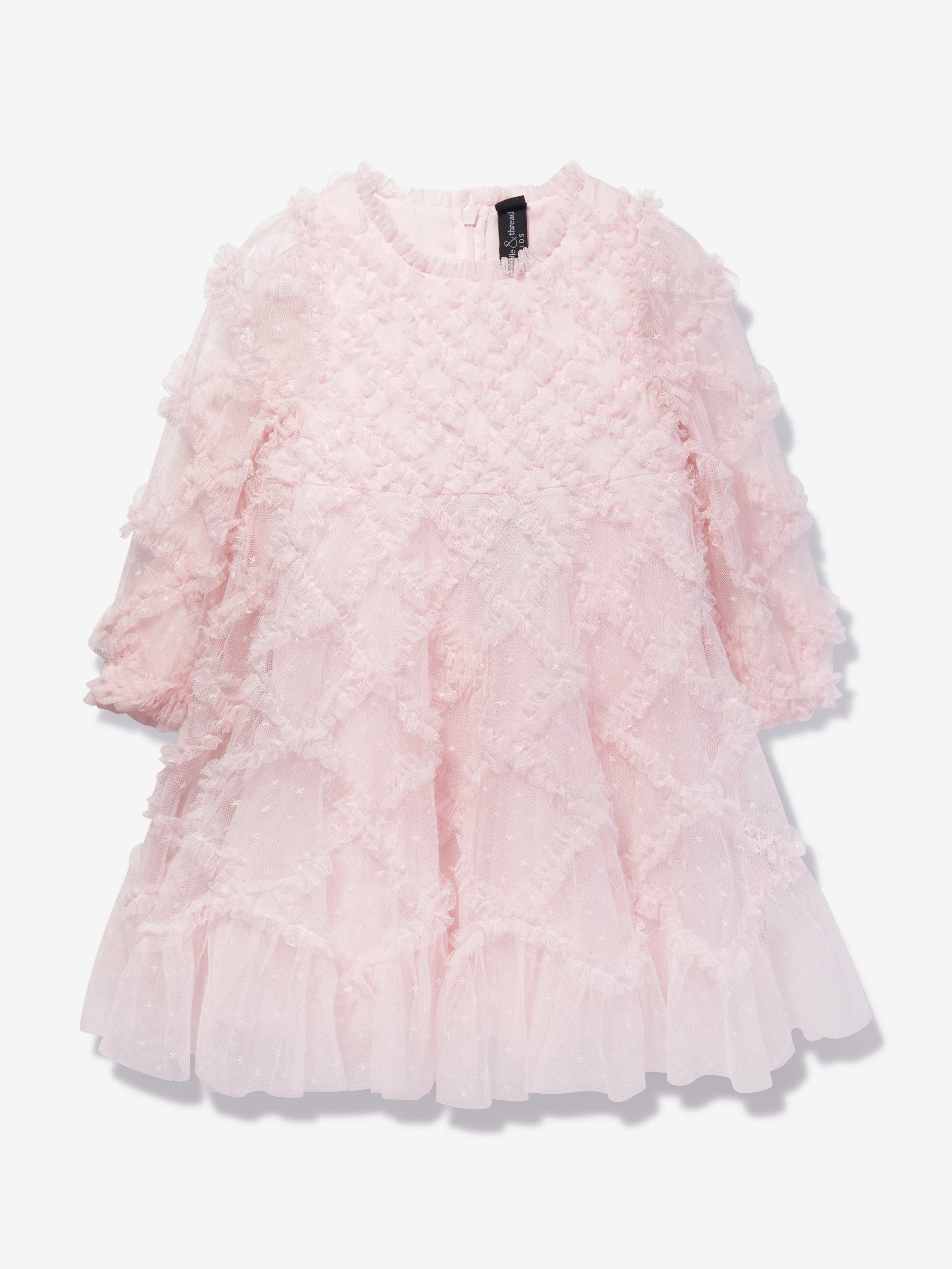 Needle & Thread Girls Evelyn Dress in Pink