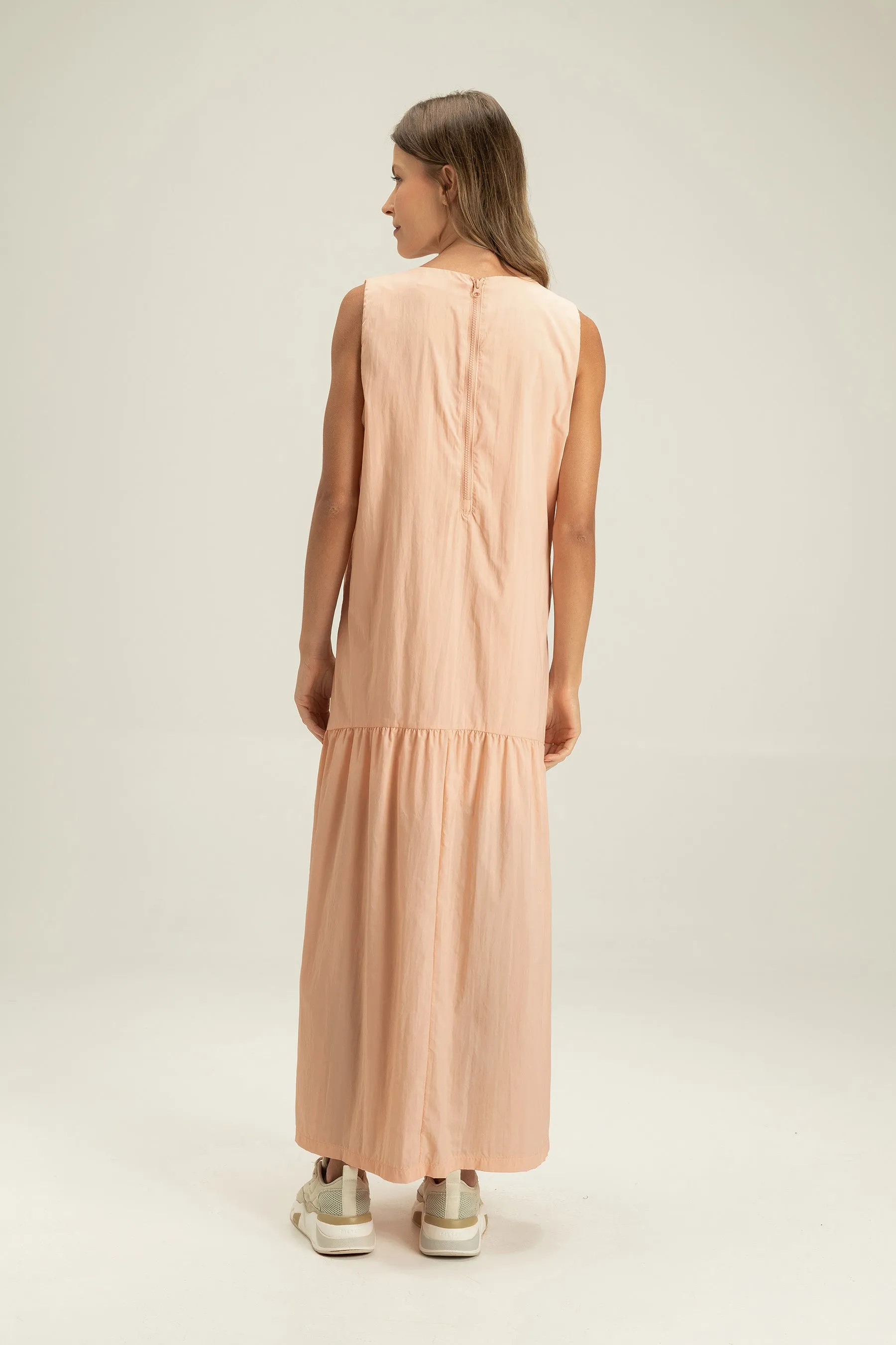 Nylon Midi Dress