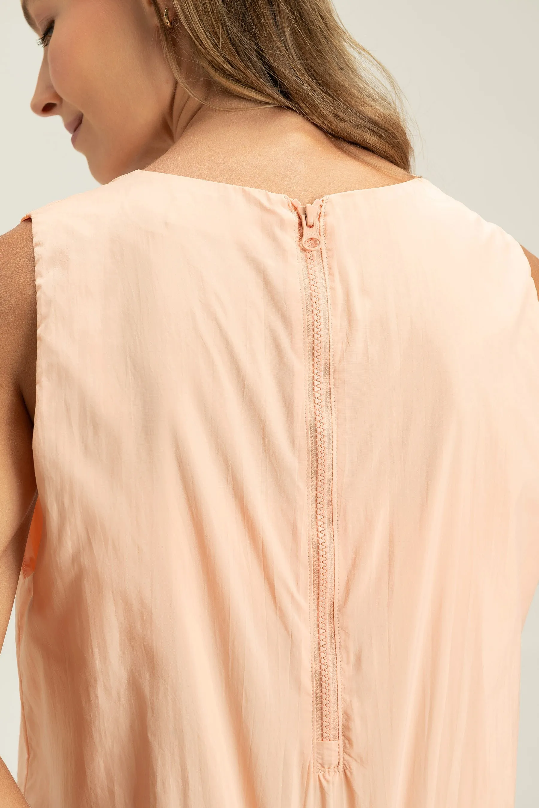 Nylon Midi Dress