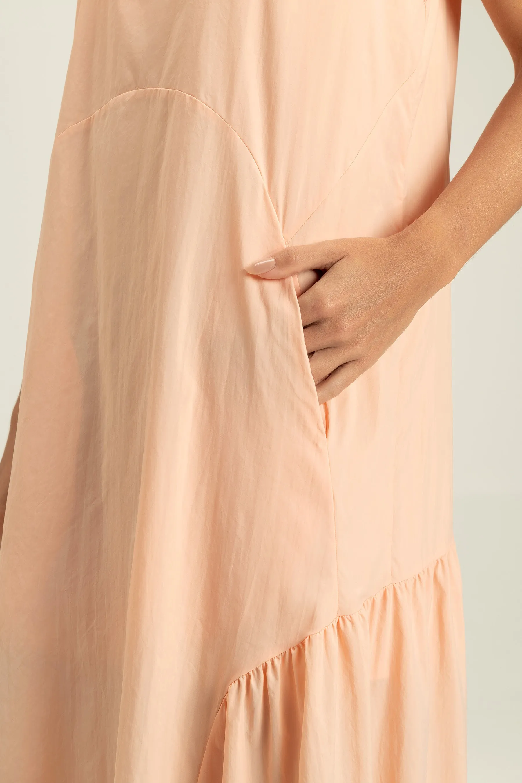 Nylon Midi Dress