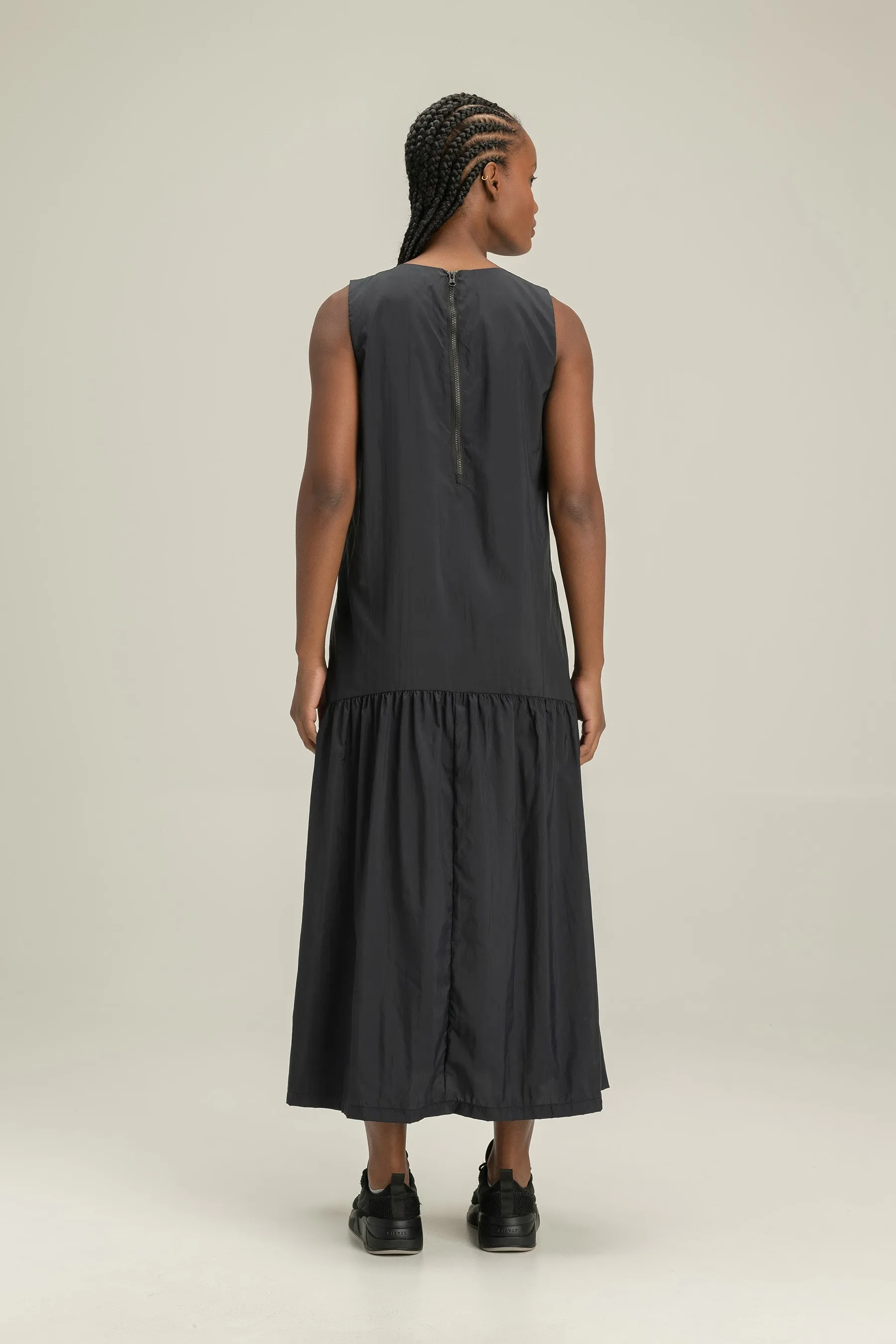 Nylon Midi Dress