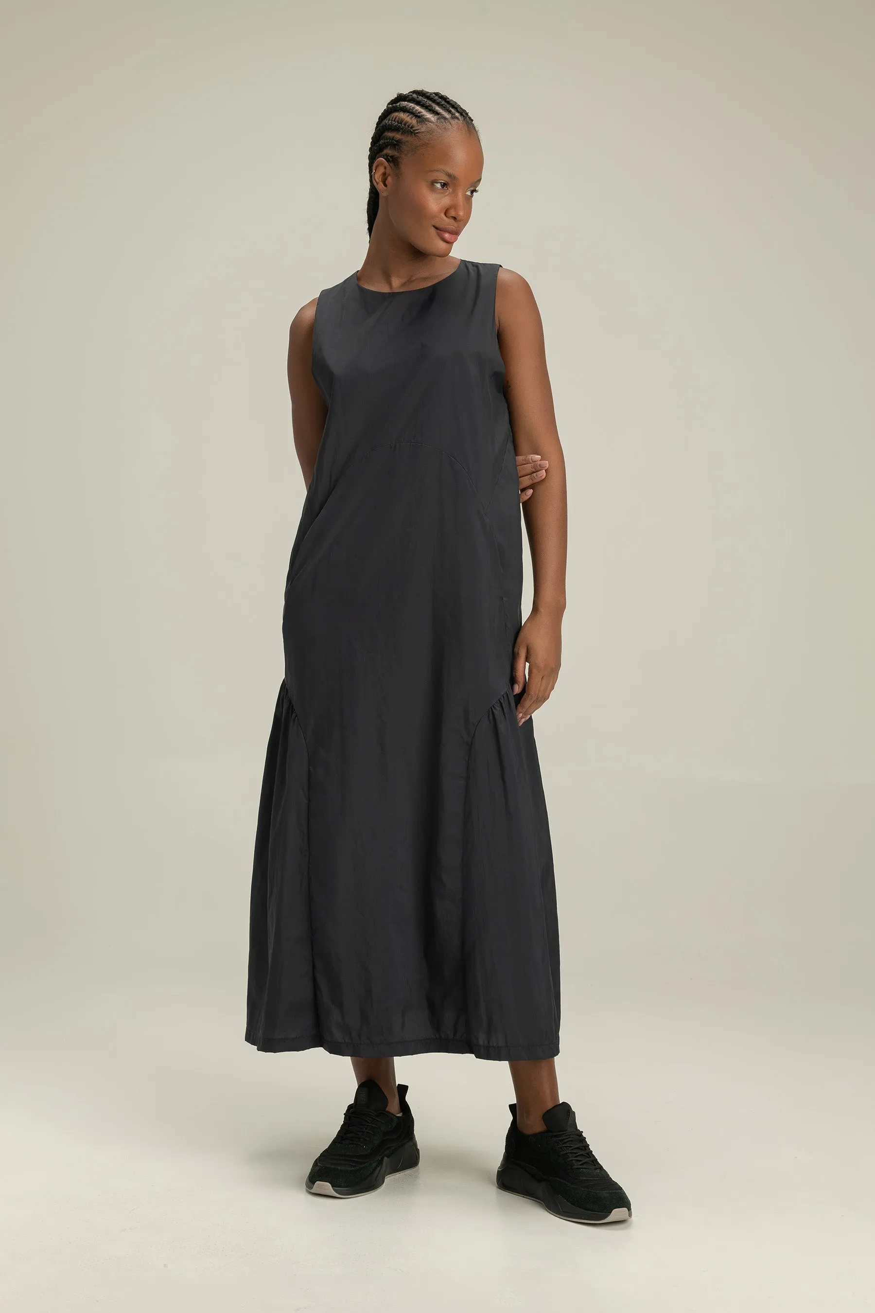 Nylon Midi Dress