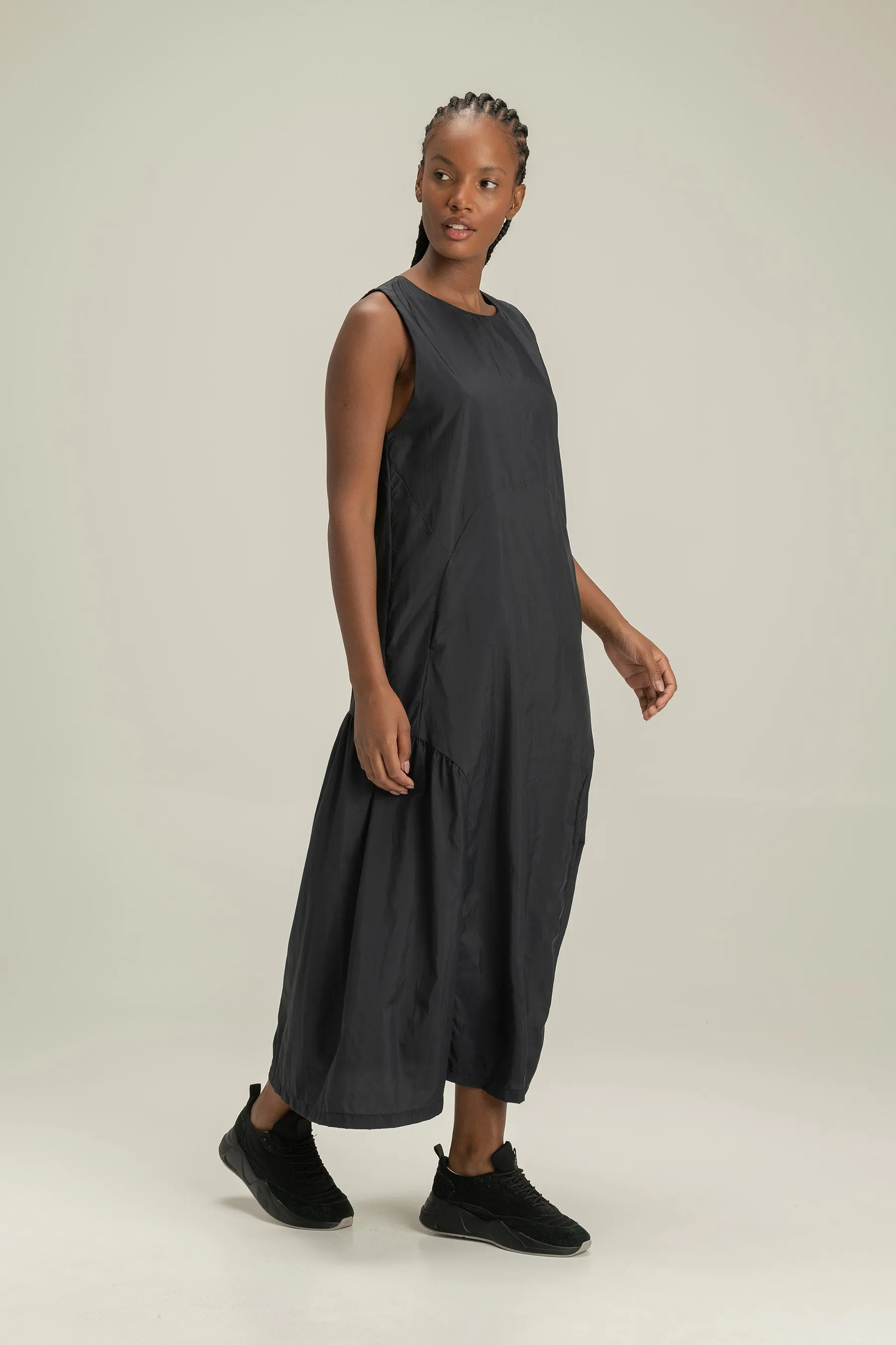 Nylon Midi Dress