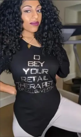 Obey Your Retail Therapist Shirt