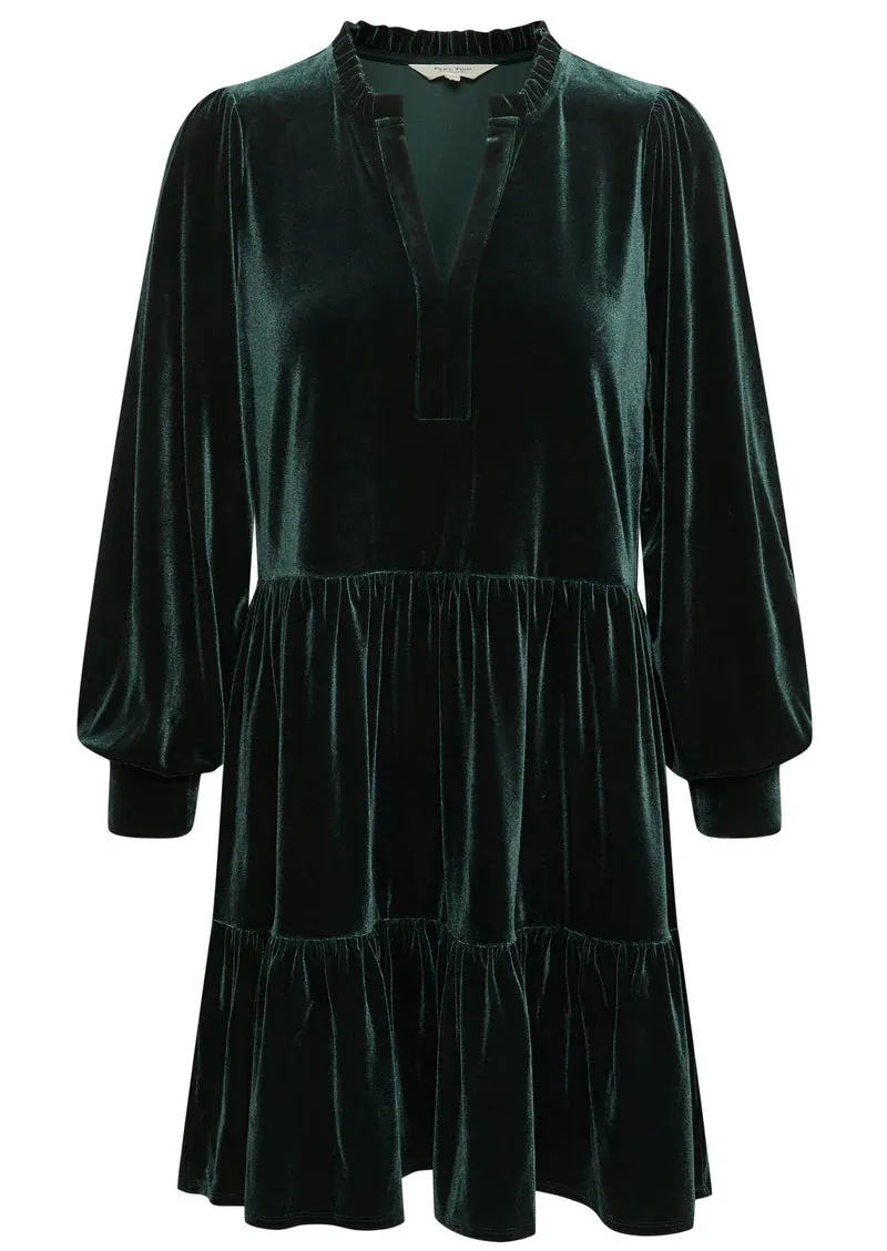 PART TWO VIGGASE DRESS GREEN