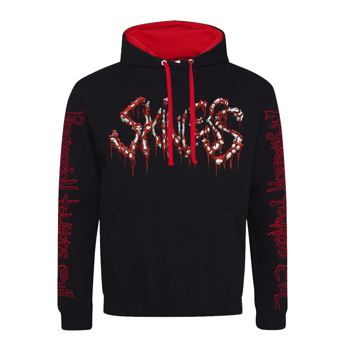 Progression Towards Evil Black/Red Contrast Pullover