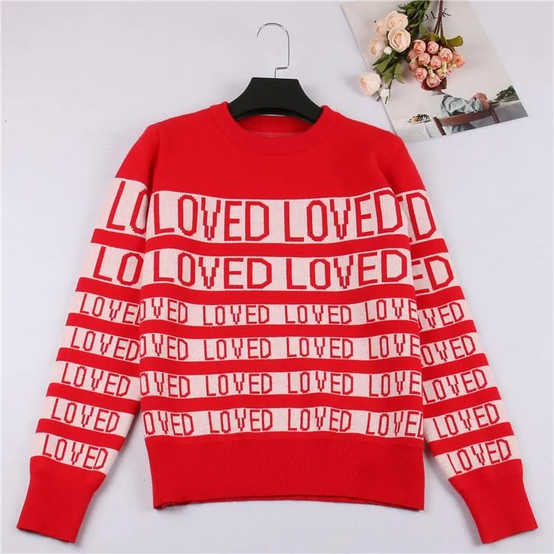"LOVED" SWEATER