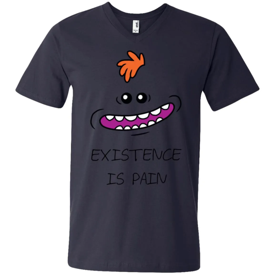 Rick And Morty Mr Meeseeks Existence Is Pain Men V-Neck T-Shirt