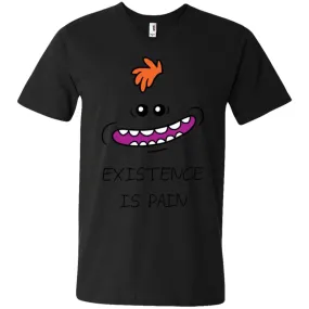 Rick And Morty Mr Meeseeks Existence Is Pain Men V-Neck T-Shirt