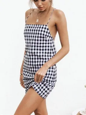 Sexy Backcross Bodycon Mini Dress